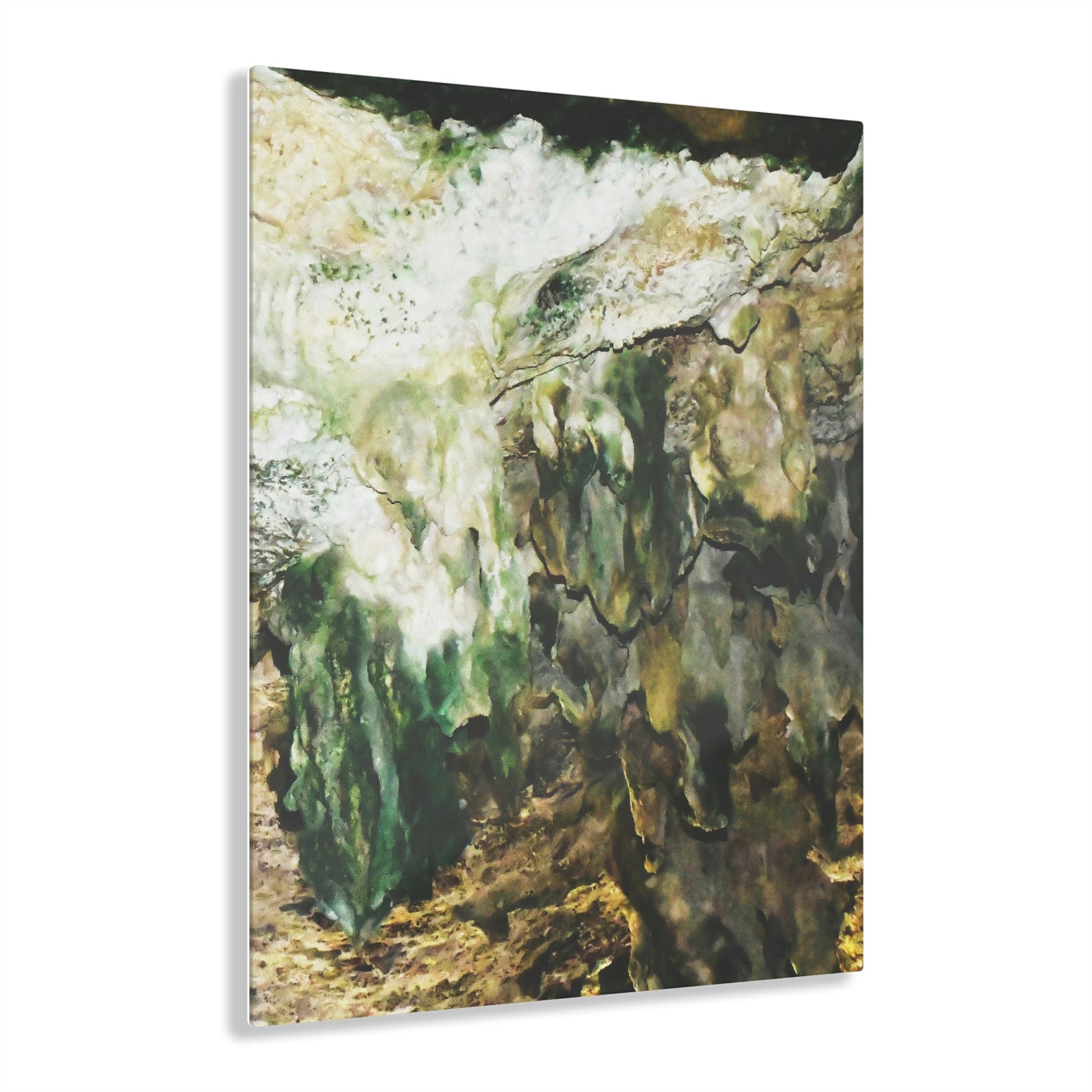 Stunning US Made Acrylic Prints - Mona Island amazing Cave Colors - Puerto Rico - Best Home Decor Ideas* - Green Forest Home