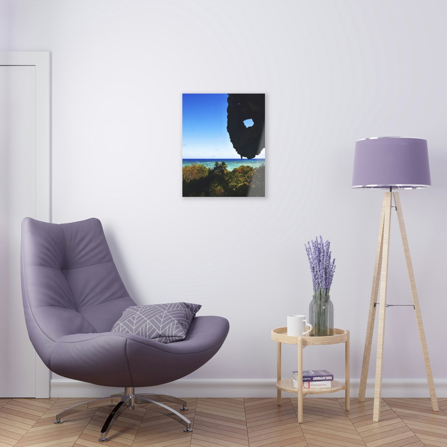 Stunning US Made Acrylic Prints - Mona Island amazing Ocean View from Cave - Puerto Rico - Best Home Decor Ideas* - Green Forest Home