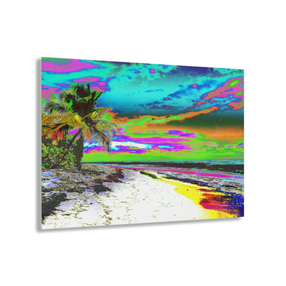 Stunning US Made Acrylic Prints - Mona Island Pajaros Beach - Puerto Rico - Best Home Decor Ideas* - Green Forest Home