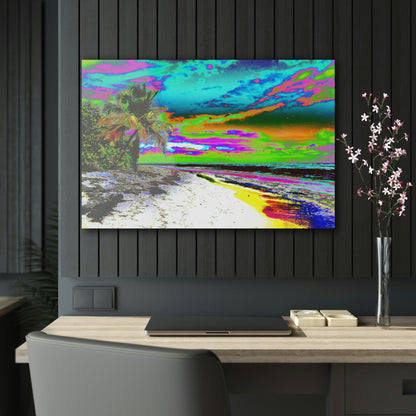 Stunning US Made Acrylic Prints - Mona Island Pajaros Beach - Puerto Rico - Best Home Decor Ideas* - Green Forest Home