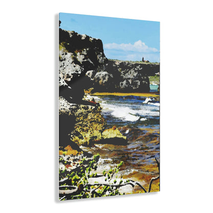 Stunning US Made Acrylic Prints - Mona Island view of Lighthouse - Puerto Rico - Nikon D850 images - Best Home Decor Ideas* - Green Forest Home