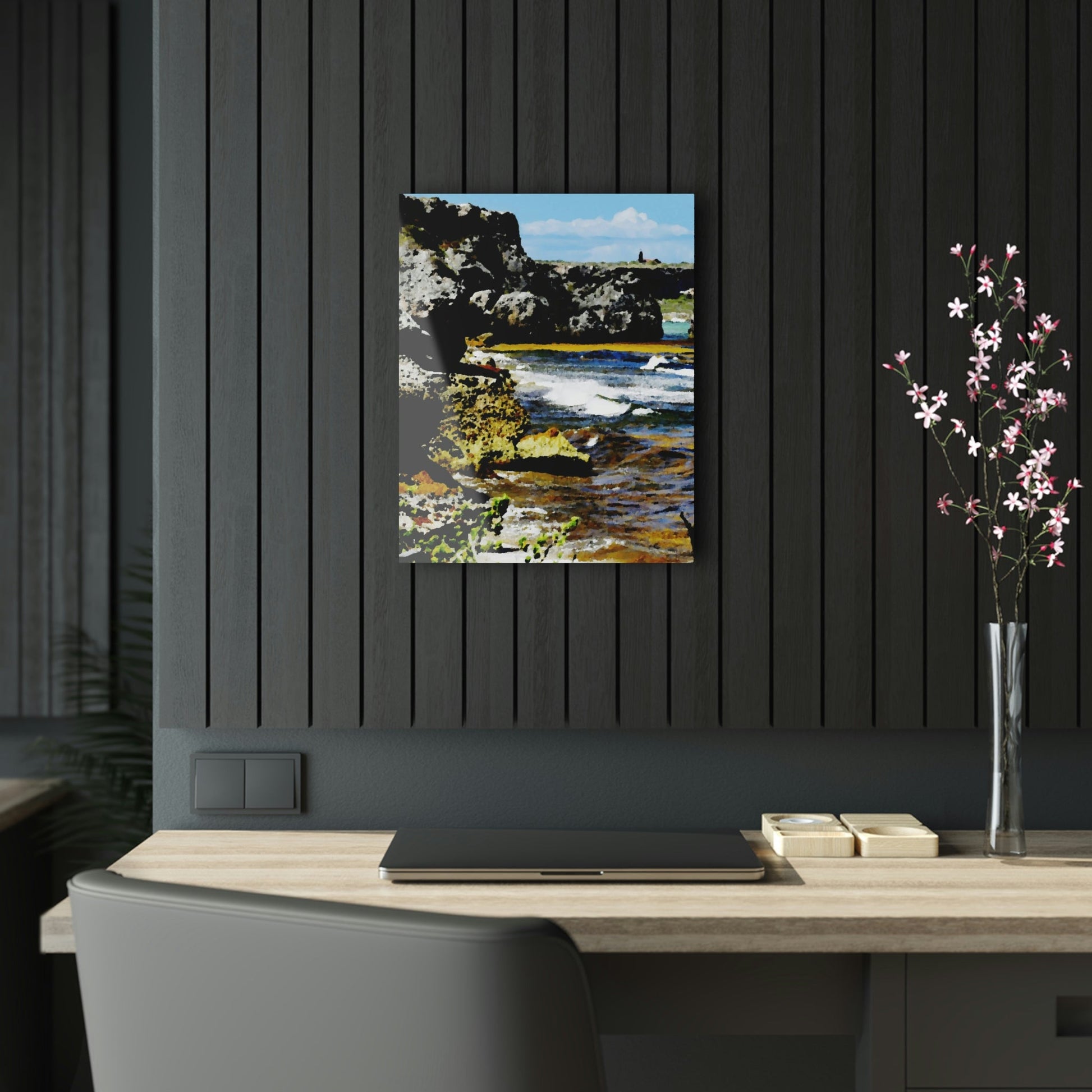 Stunning US Made Acrylic Prints - Mona Island view of Lighthouse - Puerto Rico - Nikon D850 images - Best Home Decor Ideas* - Green Forest Home