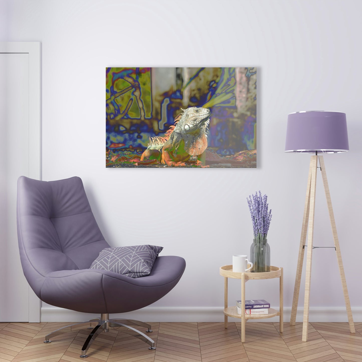Stunning US Made Acrylic Prints - Proud Iguana in Humacao Punta Santiago PR - Best Home Decor Ideas* - Green Forest Home