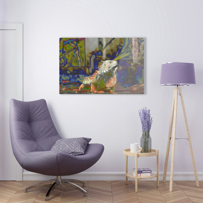 Stunning US Made Acrylic Prints - Proud Iguana in Humacao Punta Santiago PR - Best Home Decor Ideas* - Green Forest Home