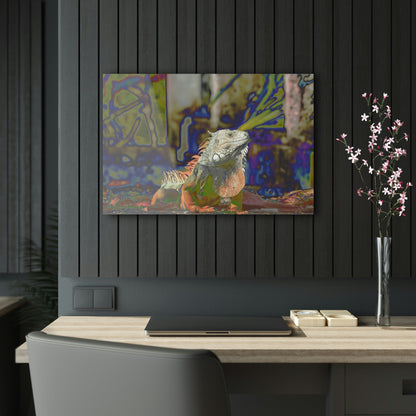 Stunning US Made Acrylic Prints - Proud Iguana in Humacao Punta Santiago PR - Best Home Decor Ideas* - Green Forest Home