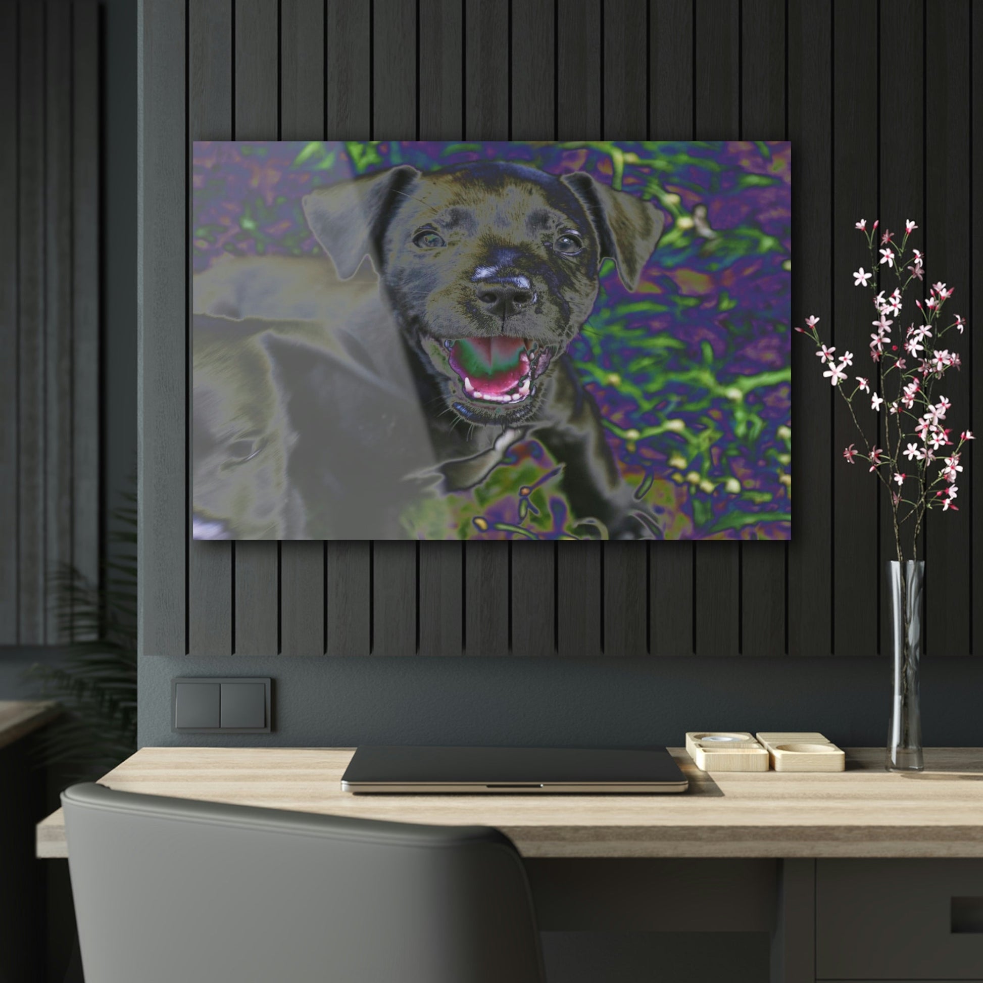 Stunning US Made Acrylic Prints - Puppies at play - Humacao Puerto Rico - Best Home Decor Ideas* - Green Forest Home