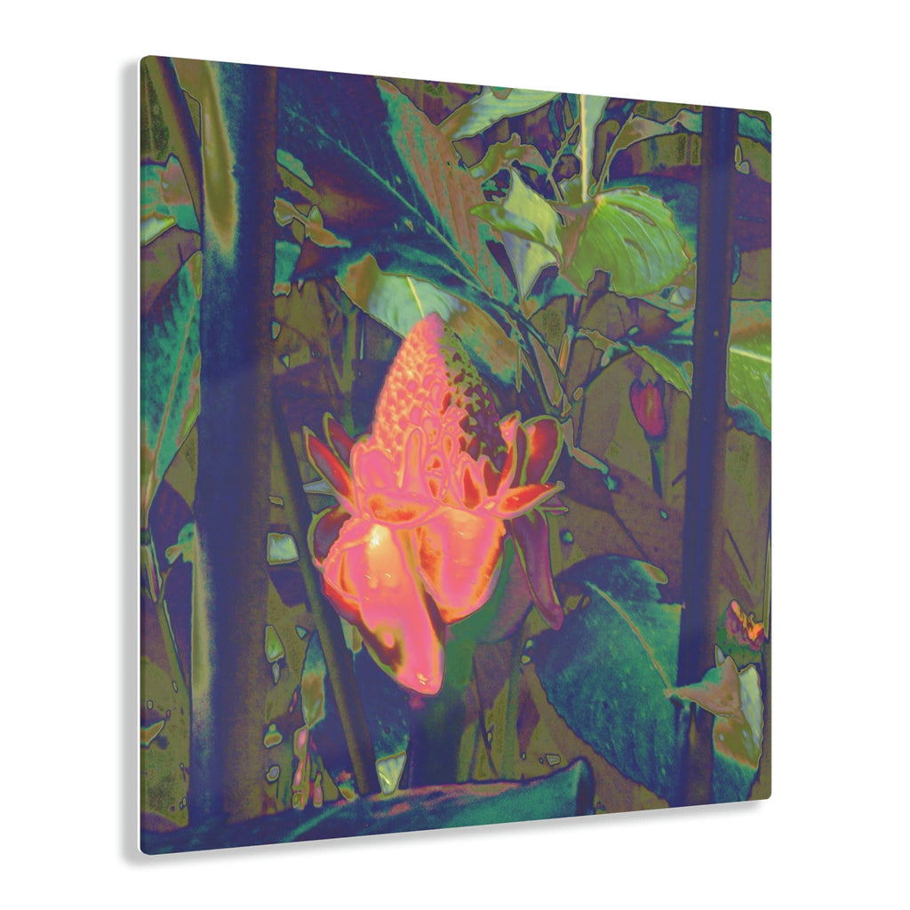 Stunning US Made Acrylic Prints - Rare Rainforest Flower - El Yunque - Puerto Rico - Best Home Decor Ideas* - Green Forest Home