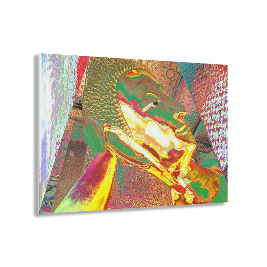 Stunning US Made Acrylic Prints - The Buddha enjoys the Infinite Joy of Nirvana - Thailand temple - Best Home Decor Ideas* - Green Forest Home