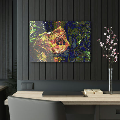 Stunning US Made Acrylic Prints - The Cry of Death - Decaying Tree Trunk - in Tradewinds Trail El Yunque rainforest - Best Home Decor Ideas* - Green Forest Home