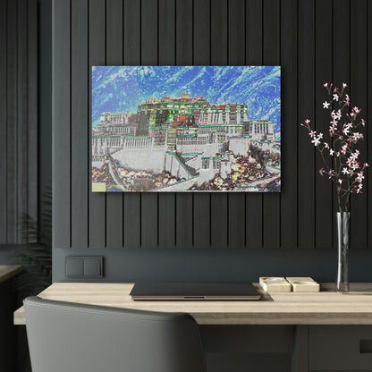 Stunning US Made Acrylic Prints - The Sacred Tibetan Temple - Potala in Winter - Tibet - Best Home Decor Ideas* - Green Forest Home