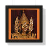 Theravada Buddhism - Framed Horizontal Poster - Buddha in Pagoda (top section) - TKAM Monastery - near Boulder Creek CA - Print in USA - Green Forest Home