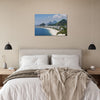 Thin Canvas - Copacabana Beach Rio de Janeiro Brazil Skyline Aerial View - BRAZIL - Green Forest Home