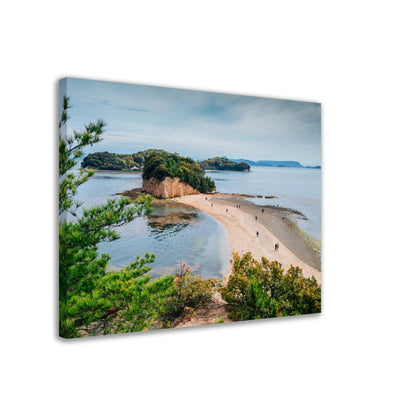 Thin Canvas - Shodoshima Angel road sea landscape in Shikoku - JAPAN - Green Forest Home