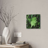 Thin Canvas - Stretched, 0.75" - Small Sizes - Ideal for Wall Forest Mosaics - Leaves of El Yunque - Fern plant - Green Forest Home