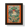 Tibetan Buddhism - Framed Vertical Poster - Realized Buddhist - MahaSiddha Milarepa - Tibet - Print in USA - Green Forest Home