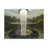 UK Print - Stretched Canvas - Singapore - The Jewel Changi Airport and the world s tallest indoor waterfall, the Rain Vortex - Green Forest Home