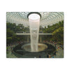 UK Print - Stretched Canvas - Singapore - The Jewel Changi Airport and the world s tallest indoor waterfall, the Rain Vortex - Green Forest Home