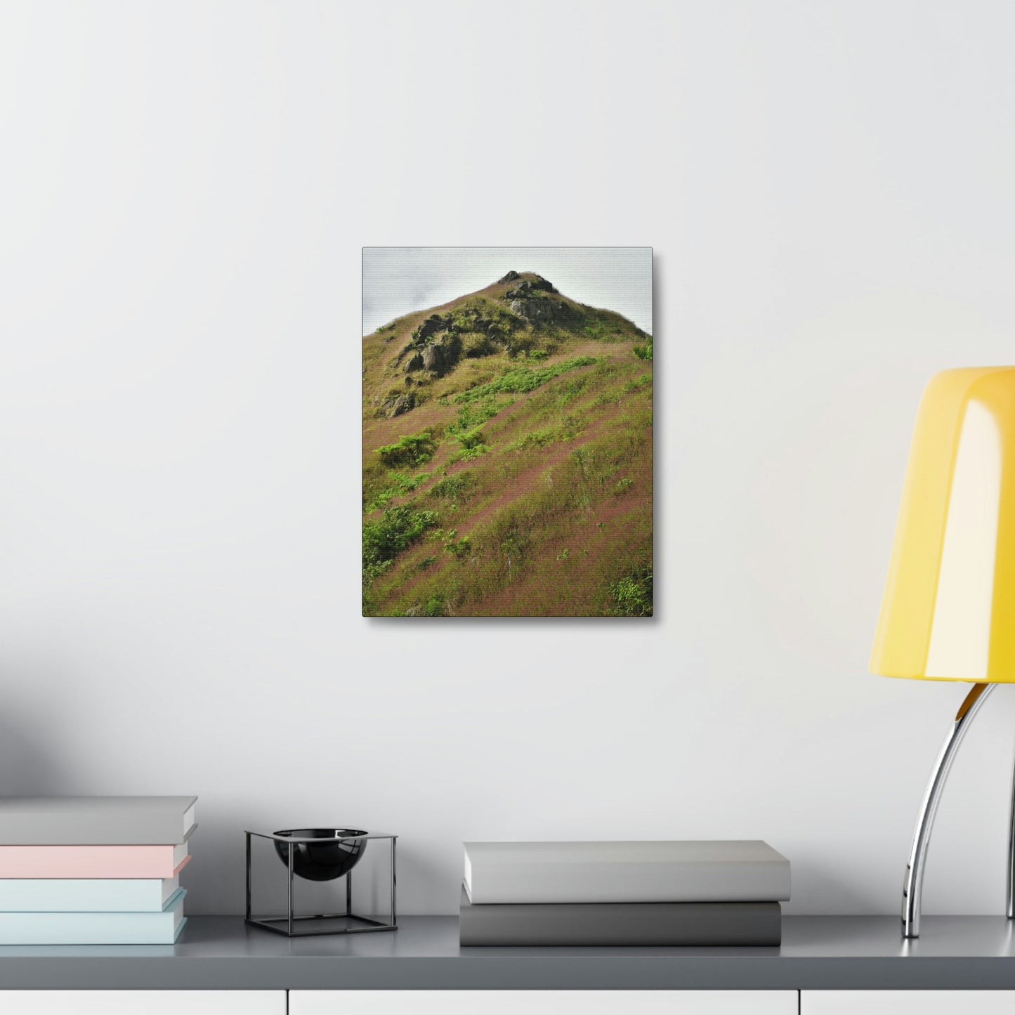 UK Print - Stretched Canvas - The ancient forest preserved in Toro Negro rainforest Puerto Rico - highest land at 4,000 feet altitude - Green Forest Home