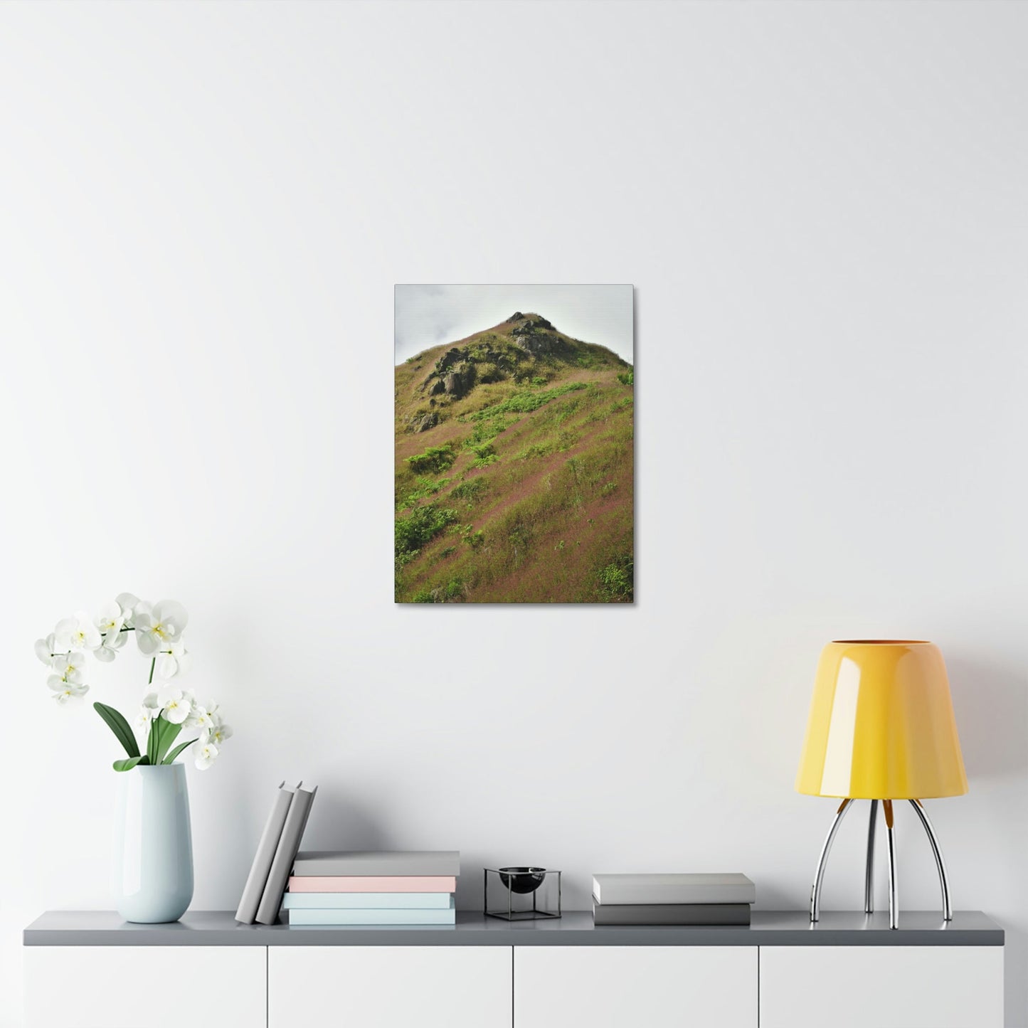 UK Print - Stretched Canvas - The ancient forest preserved in Toro Negro rainforest Puerto Rico - highest land at 4,000 feet altitude - Green Forest Home