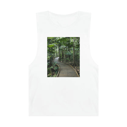 UNISEX Barnard Tank - Daintree Rainforest - Australia - Printed in AU by The Print Bar - Green Forest Home