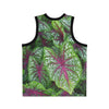 Unisex Basketball Jersey (AOP) - All Over Print - Tropical Plants from Puerto Rico - Made in China - Green Forest Home