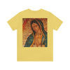 Unisex BELLA + CANVAS - Jersey Short Sleeve Tee - Nuestra Señora de Guadalupe O Virgen of Guadalupe - Mexico - Catholicism - Green Forest Home