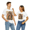 Unisex BELLA + CANVAS - Jersey Short Sleeve Tee - Nuestra Señora de Guadalupe O Virgen of Guadalupe - Mexico - Catholicism - Green Forest Home