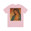 Unisex BELLA + CANVAS - Jersey Short Sleeve Tee - Nuestra Señora de Guadalupe O Virgen of Guadalupe - Mexico - Catholicism - Green Forest Home