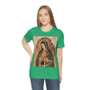 Unisex BELLA + CANVAS - Jersey Short Sleeve Tee - Nuestra Señora de Guadalupe O Virgen of Guadalupe - Mexico - Catholicism - Green Forest Home