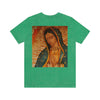 Unisex BELLA + CANVAS - Jersey Short Sleeve Tee - Nuestra Señora de Guadalupe O Virgen of Guadalupe - Mexico - Catholicism - Green Forest Home