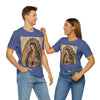 Unisex BELLA + CANVAS - Jersey Short Sleeve Tee - Nuestra Señora de Guadalupe O Virgen of Guadalupe - Mexico - Catholicism - Green Forest Home