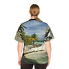 Unisex Football Jersey (AOP) - All Over Print - Amazing Colors of Pajaros Beach - Mona Island Puerto Rico - Made in China - Green Forest Home