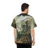 Unisex Football Jersey (AOP) - Caves Interior with Amazing Colors - Mona Island Puerto Rico - Made in China - Green Forest Home