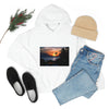 Unisex Heavy Blend Hooded Sweatshirt with Awesome RINCON BEACH in Puerto Rico - surfing, food, lodging, fun - Green Forest Home