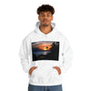 Unisex Heavy Blend Hooded Sweatshirt with Awesome RINCON BEACH in Puerto Rico - surfing, food, lodging, fun - Green Forest Home