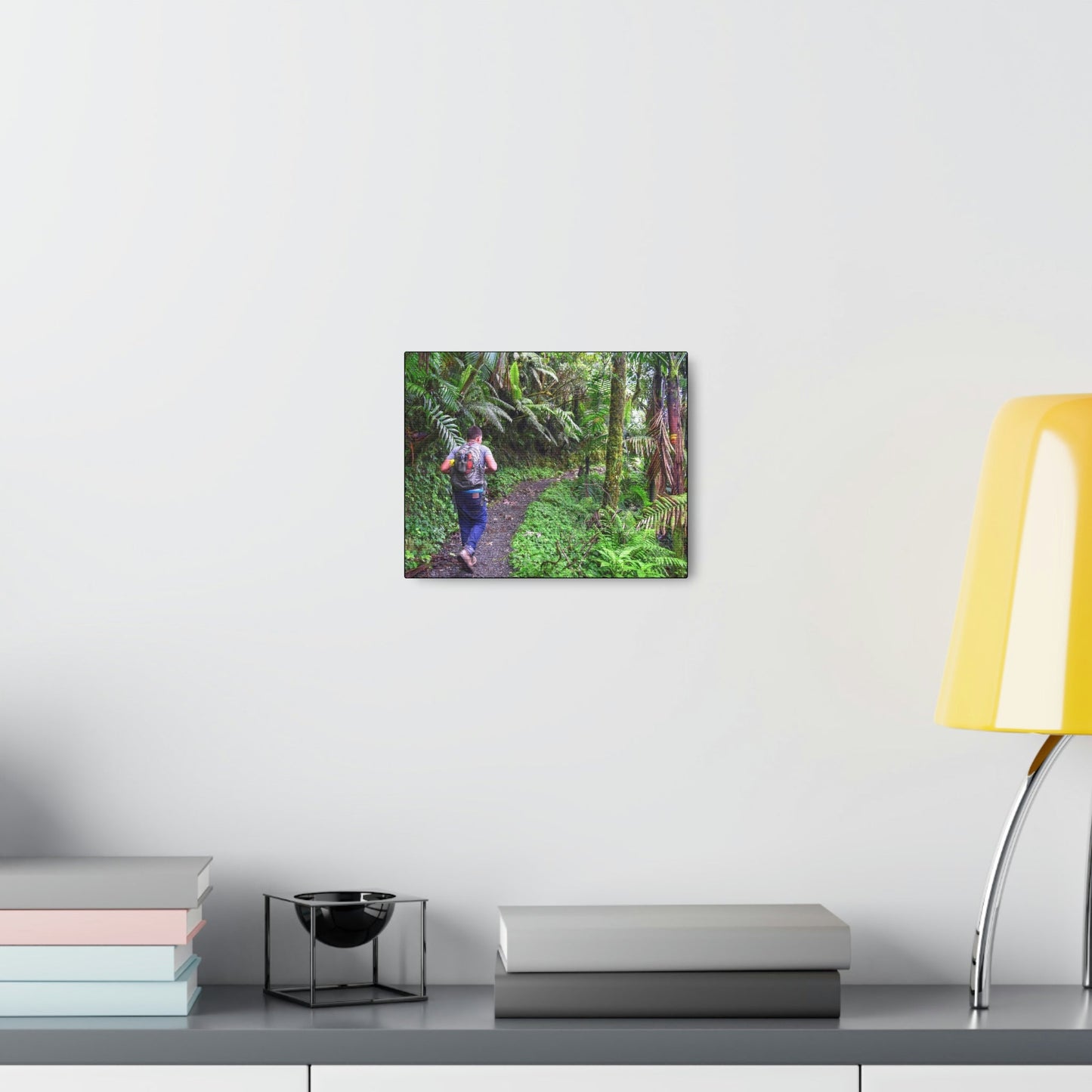 US NATIONAL PARKS - SMALL Canvas Gallery Wraps - Made in USA - Deep forest explorations - Jose up El Yunque trail - a rainforest in Puerto Rico - Green Forest Home