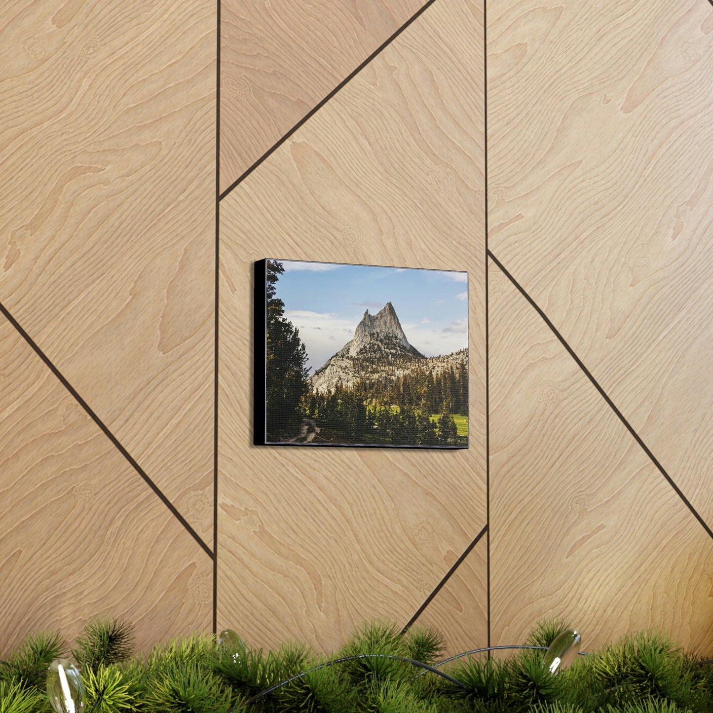 US NATIONAL PARKS - SMALL Canvas Gallery Wraps - The Wonderland of Yosemite - Half Dome - California near SF - a must see! - Green Forest Home