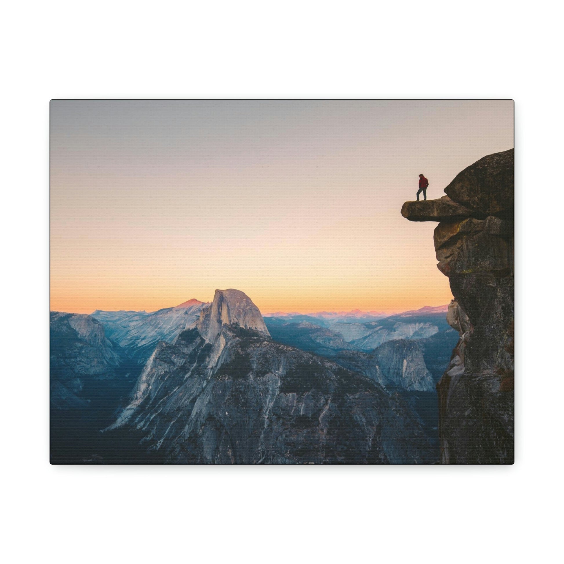 US NATIONAL PARKS - SMALL Canvas Gallery Wraps - The Wonderland of Yosemite - Half Dome - California near SF - a must see! - Green Forest Home