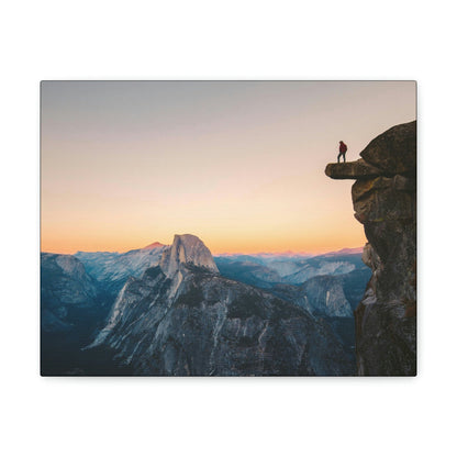 US NATIONAL PARKS - SMALL Canvas Gallery Wraps - The Wonderland of Yosemite - Half Dome - California near SF - a must see! - Green Forest Home