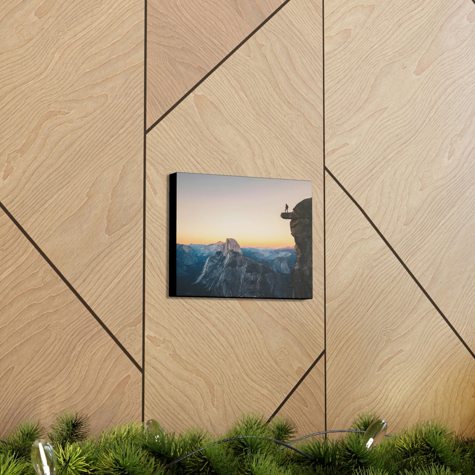 US NATIONAL PARKS - SMALL Canvas Gallery Wraps - The Wonderland of Yosemite - Half Dome - California near SF - a must see! - Green Forest Home