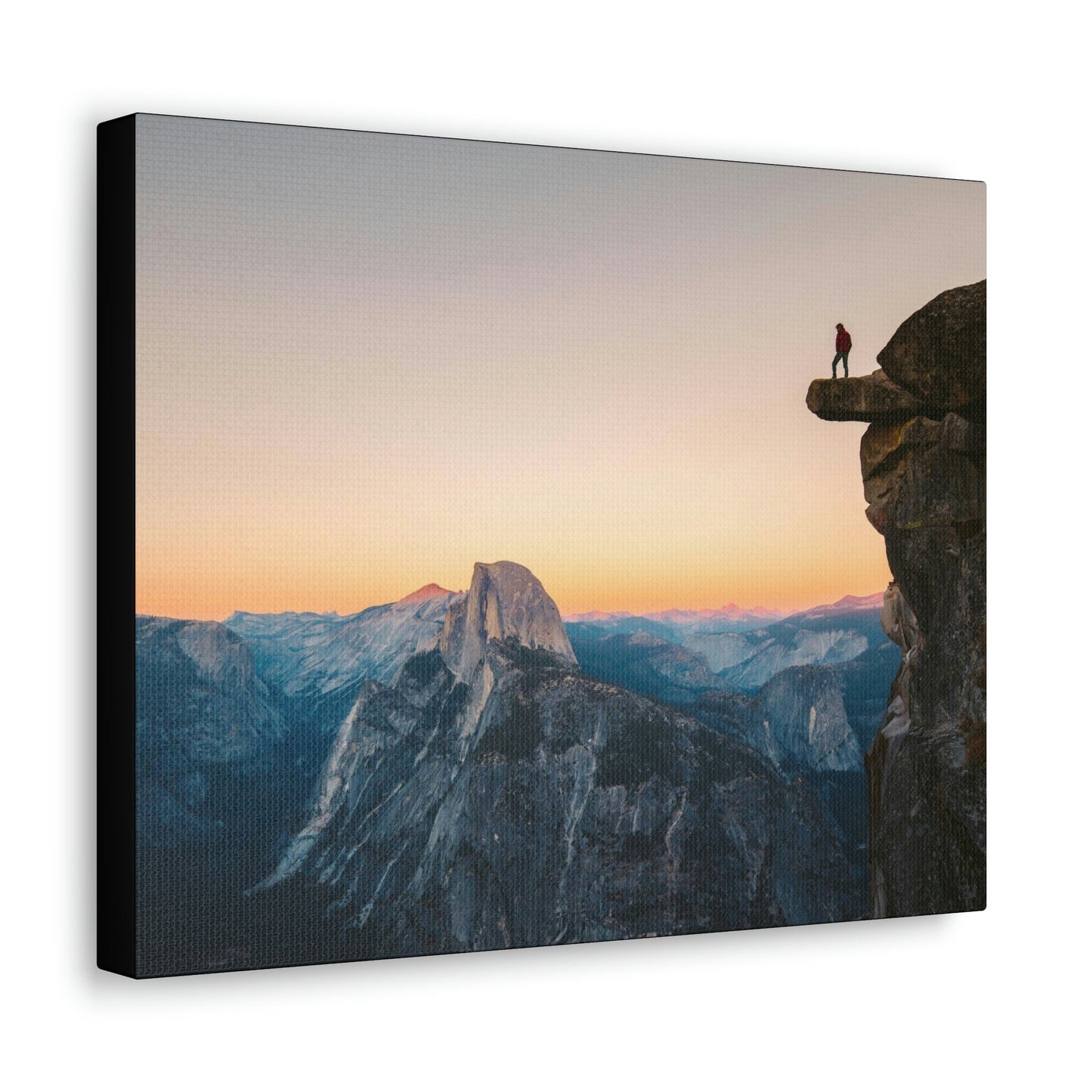 US NATIONAL PARKS - SMALL Canvas Gallery Wraps - The Wonderland of Yosemite - Half Dome - California near SF - a must see! - Green Forest Home