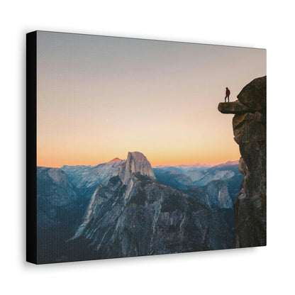 US NATIONAL PARKS - SMALL Canvas Gallery Wraps - The Wonderland of Yosemite - Half Dome - California near SF - a must see! - Green Forest Home