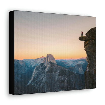 US NATIONAL PARKS - SMALL Canvas Gallery Wraps - The Wonderland of Yosemite - Half Dome - California near SF - a must see! - Green Forest Home