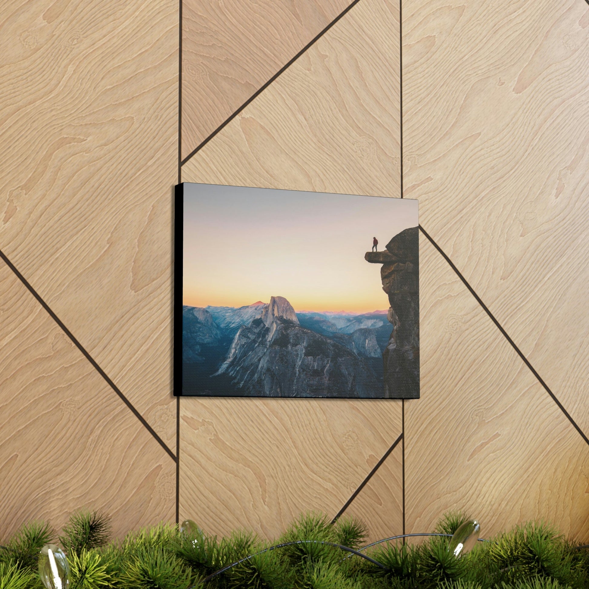 US NATIONAL PARKS - SMALL Canvas Gallery Wraps - The Wonderland of Yosemite - Half Dome - California near SF - a must see! - Green Forest Home