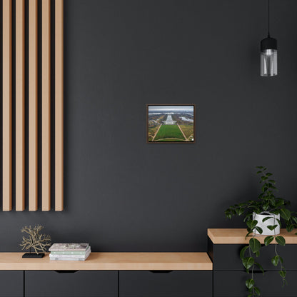 WA DC - Horizontal Framed Premium Gallery Wrap Canvas - Awesome view of WA DC from the 555 feet tall Washington Monument - Green Forest Home