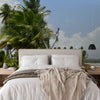 Wallpapaper - Tropical Beach with Sargasso in Palmas de Lucía Hotel - Yabucoa PR - Green Forest Home