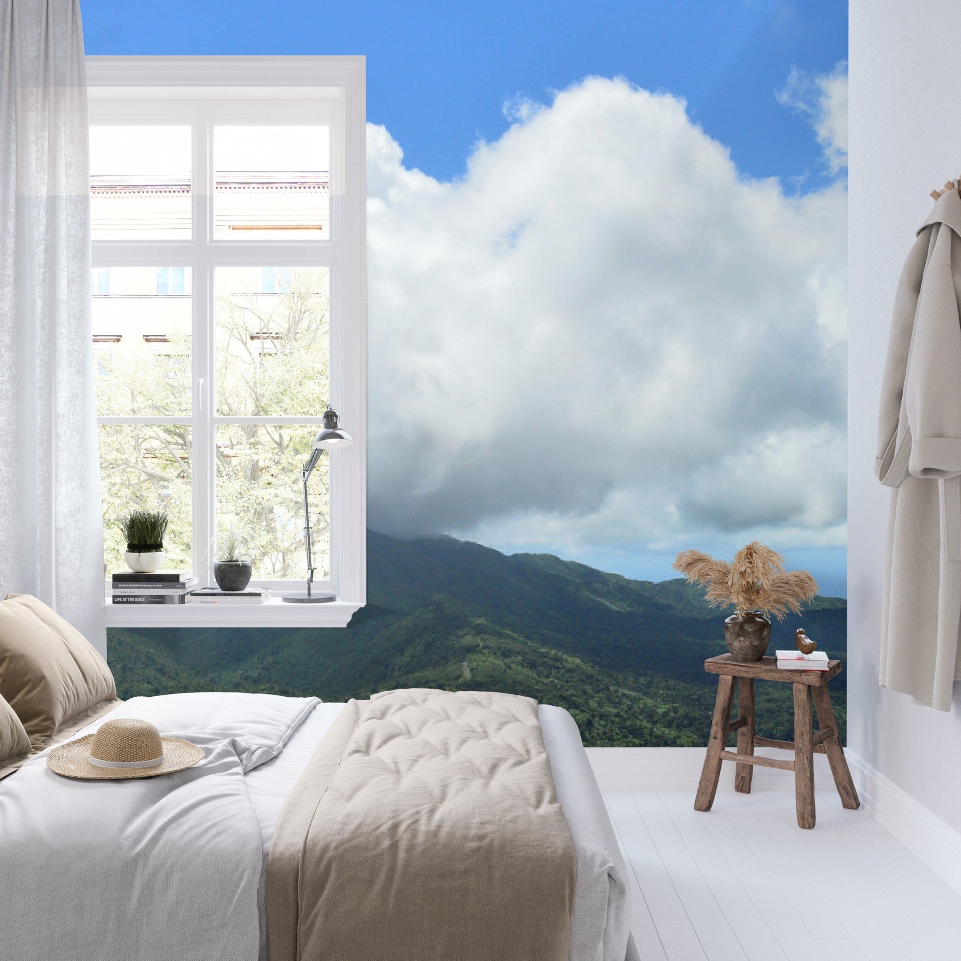 Wallpaper - El Yunque Rainforest - PUERTO RICO - EASY Peel and Stick - Green Forest Home