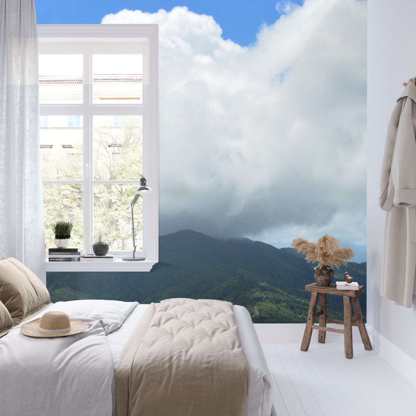 Wallpaper - El Yunque Rainforest - PUERTO RICO - EASY Peel and Stick - Green Forest Home