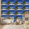 Wallpaper - Remote Mona Island beach Pattern - Puerto Rico - Easy Peel & Stick Multiple Sizes - Green Forest Home