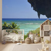 Wallpaper - Remote Mona Island Caves - Puerto Rico - Easy Peel & Stick - Multiple Sizes - Green Forest Home
